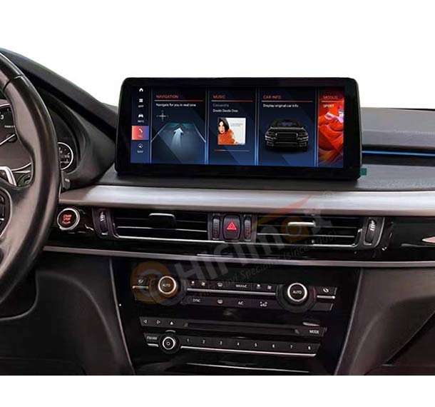 12.3'' Android 14 GPS screen for BMW X5 F15 (2014-2017) CarPlay Android Auto