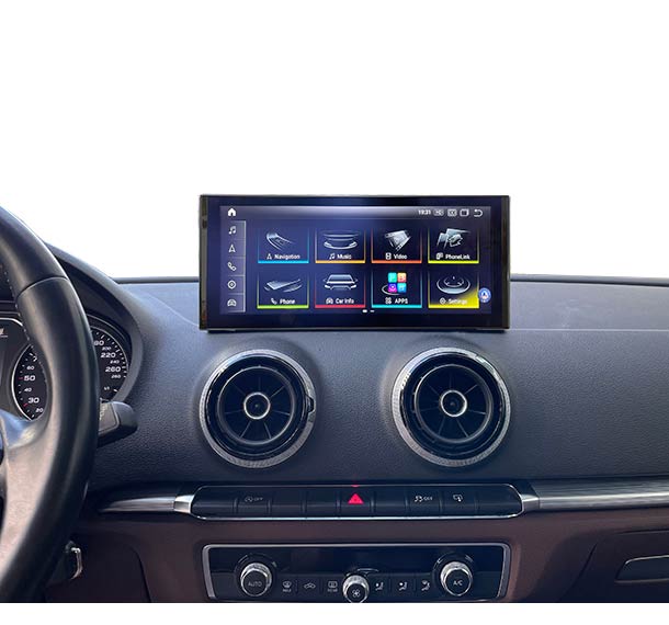 10.25''/12.3'' Android 14 GPS for Audi A3 (2014-2020 MIB) Wireless CarPlay Android Auto
