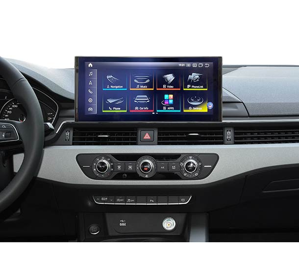 10.25''/12.3'' Android 14 GPS for Audi A4 A5 (2017-2020 MIB) CarPlay Android Auto