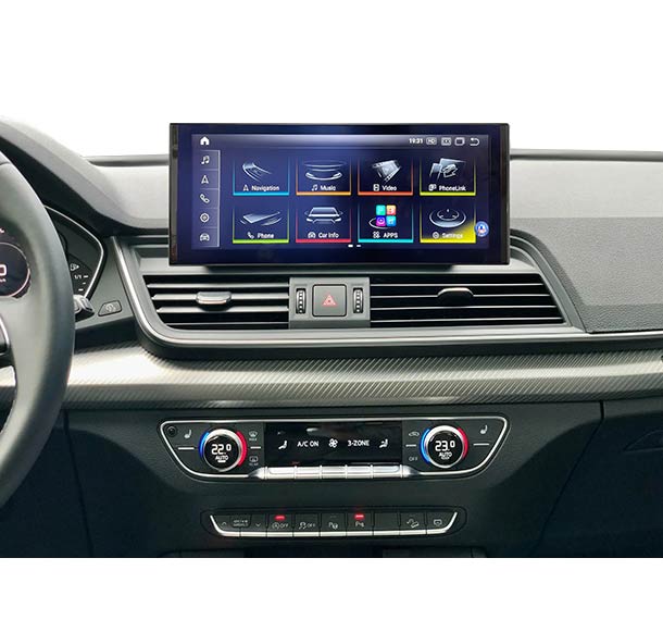 10.25''/12.3'' Audi Q5 2018-2020 MIB Android 14 GPS Wireless CarPlay Android Auto