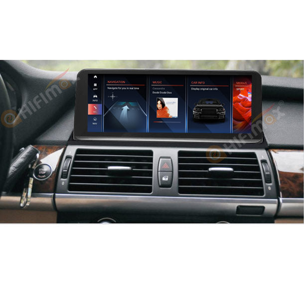 10.25'' BMW X5 E70 X6 E71 (2007-2014) Android 14 GPS CarPlay Android Auto screen