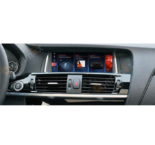 8.8'' BMW X3/X4 F25/F26(2011-2016) Android 14 GPS CarPlay Android Auto screen
