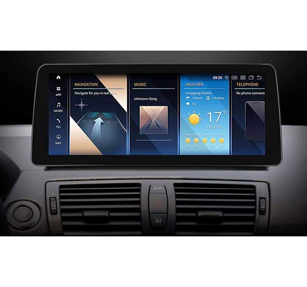 12.3'' BMW 1er E81 E82 E87 E88 (2006-2012) Android 14 GPS Navigation Screen