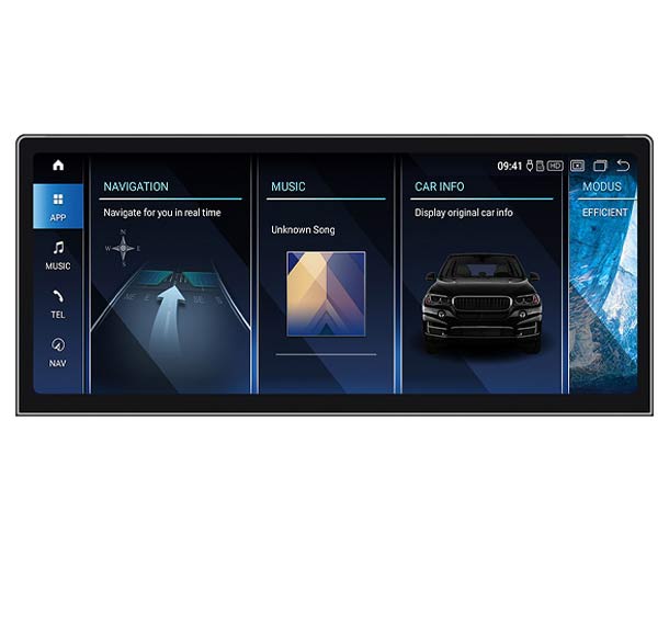 12.3'' Ultra Android 13 GPS for BMW 3/5er E90 E60 (2004-2012) CarPlay Android Auto screen