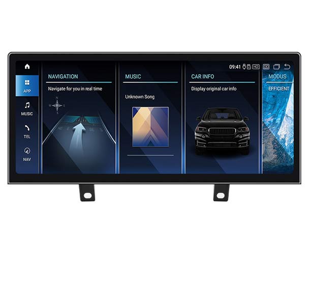 12.3'' Ultra Android 13 GPS for BMW X5 X6 F15 F16 (2014-2017) CarPlay Android Auto screen