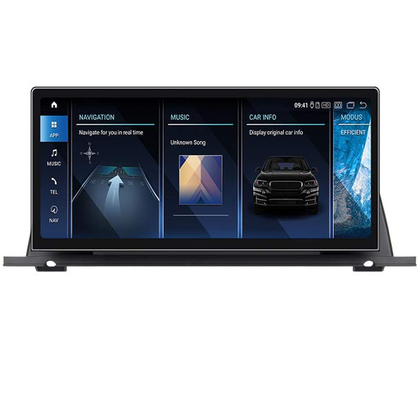 12.3'' Ultra Android 13 GPS BMW 5 Series F07 GT (2011-2017) CarPlay Android Auto screen