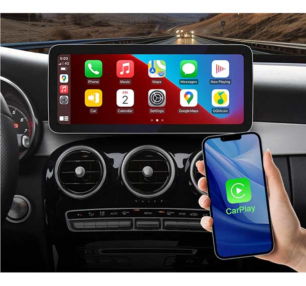 10.25'' / 12.3'' Android 14 GPS for Mercedes-Benz C-W205 GLC X253 V-W447 X class