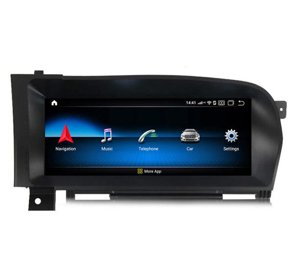 10.25'' Android 14 GPS CarPlay for Mercedes-Benz S W221 / CL W216 (2006-2013)