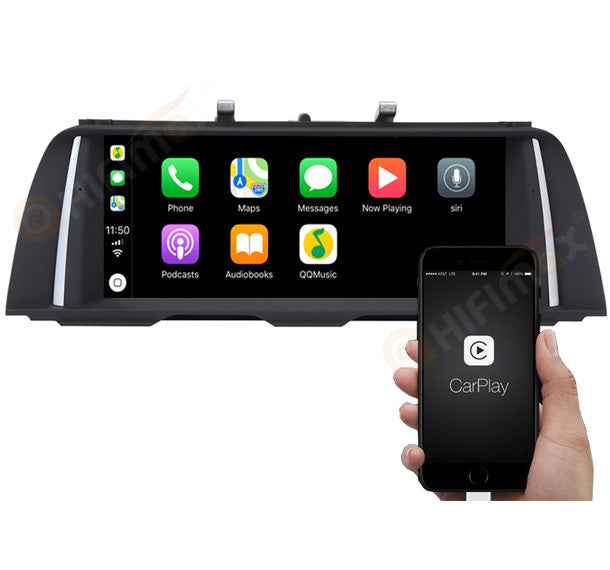10.25'' BMW 5 Series F10 F11 (2011-2016) Android 14 GPS CarPlay Android Auto screen