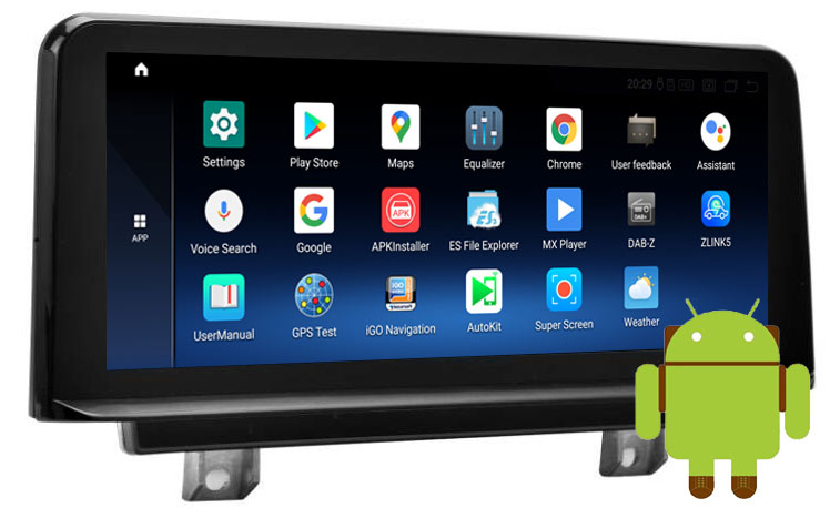 8.8'' BMW 2er F45 F46 MPV (2013-2018) Android 14 GPS screen CarPlay Android Auto