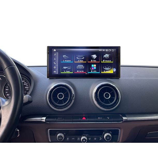 10.25''/12.3'' Android 13 GPS for Audi A3 (2014-2020 MIB) Wireless CarPlay Android Auto