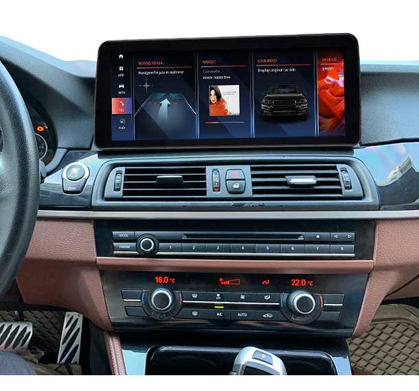 12.3'' BMW 5er F10 F11 (2011-2016) Android 13 GPS navi Screen CarPlay Android Auto